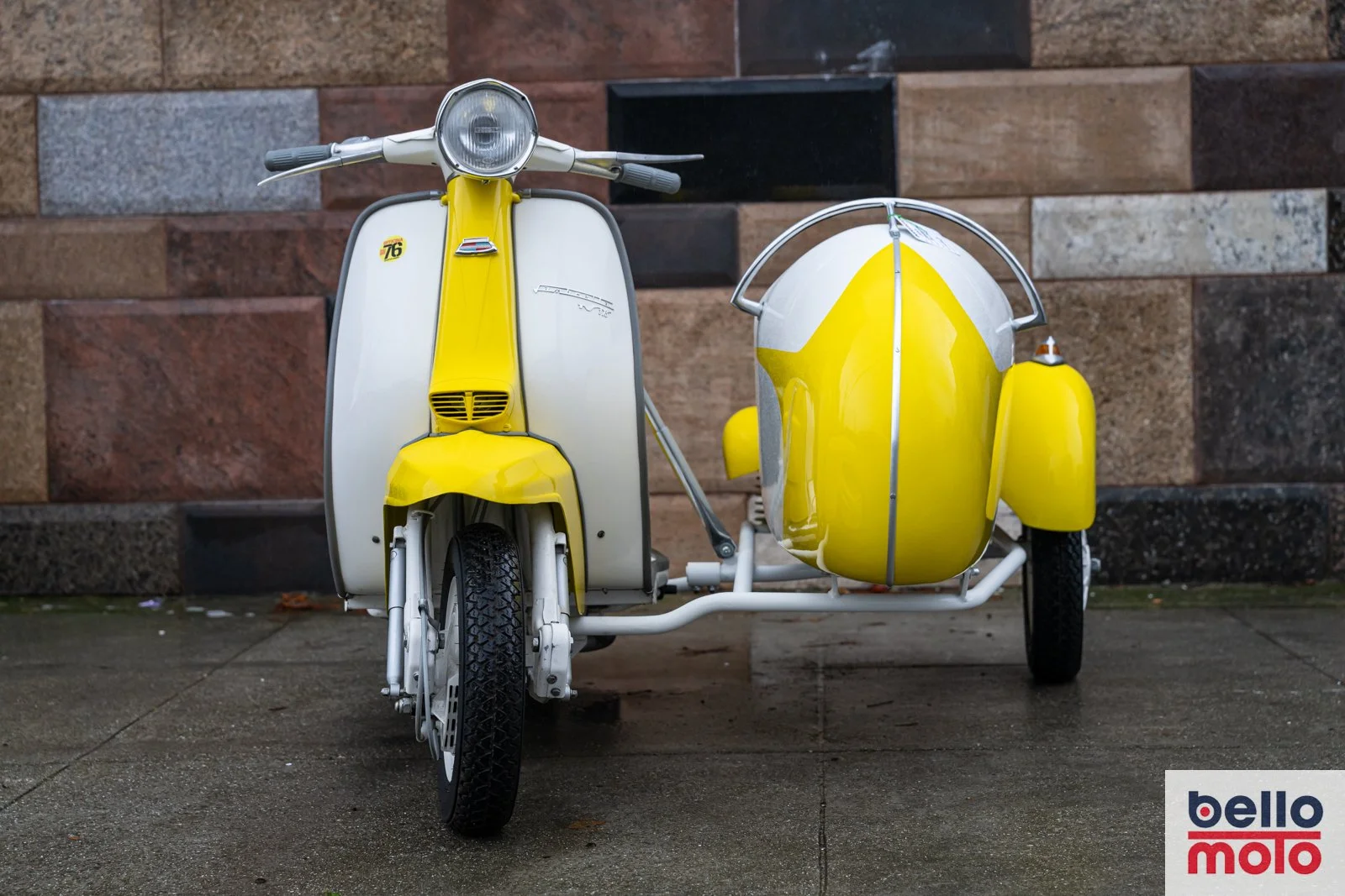 1963 LAMBRETTA TV175 SIDECAR With Custom SIDECAR — Bello Moto SF